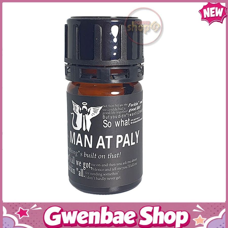 Chai Hít Tăng Khoái Cảm Kích Thích Bao Phê Popper Man At Play đen 40ml - Poppers Giá Rẻ - Gwenshop Chính Hãng
