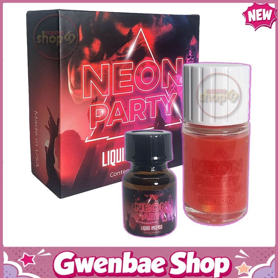 Chai Hít Tăng Khoái Cảm Kích Thích Bao Phê Popper Neon Party Đỏ Combo 50ml - Gwenshop Chính Hãng