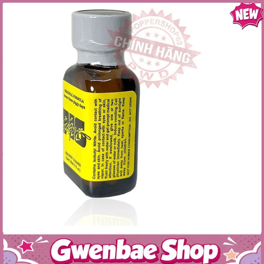 Chai Hít Bao Phê Tăng Khoái Cảm Kích Thích Popper Pig Sweat Original Chính Hãng Usa 30ml - Gwenshop Chính Hãng