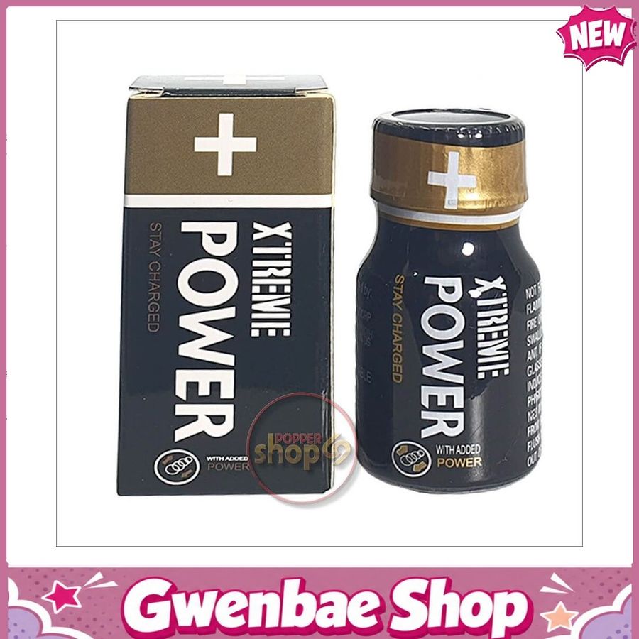 Chai Hít Tăng Khoái Cảm Kích Thích Bao Phê Popper Power 10ml - Poppers Giá Rẻ - Gwenshop Chính Hãng
