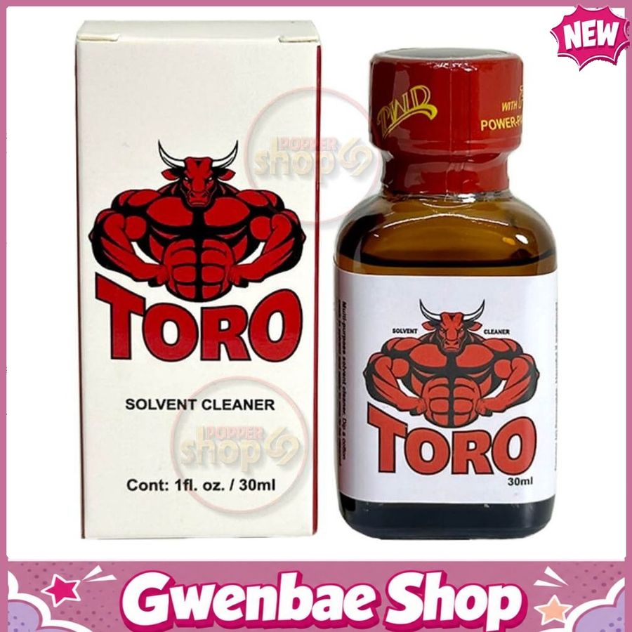 Chai Hít Tăng Khoái Cảm Kích Thích Bao Phê Popper Toro 30ml - Poppers Giá Rẻ - Gwenshop Chính Hãng