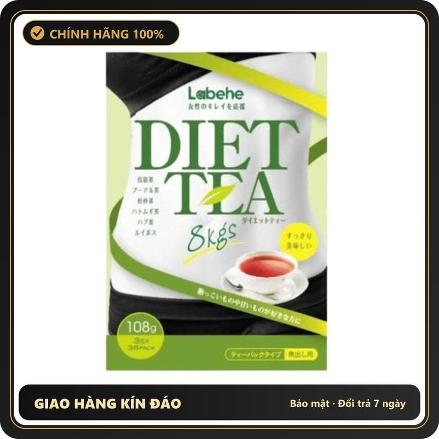 (Che Tên) Trà giảm cân Diet Tea 8kg Orihiro 36 gói - Hàng Mới Về Sẵn Hàng