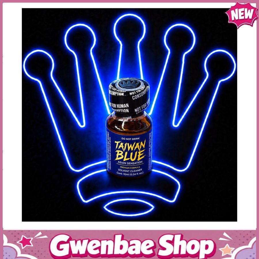 Chai Hít Cực Mạnh Lên Đỉnh Nhanh TAIWAN BLUE 10ML - Gwenshop Chính Hãng