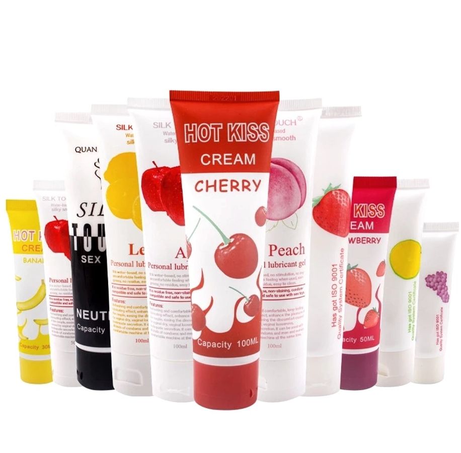 Dòng Cao Cấp Chính Hãng - Dung Dịch Bôi Tron Love Kiss, Hot Kiss, Silk Touch Hương Trái Cây 100ml mẫu 2 - dịu nhẹ, không