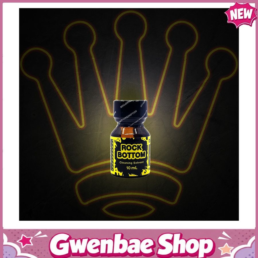 Chai Hít Tăng Khoái Cảm Kích Thích Bao Phê ROCK BOTTOM 10ML - Gwenshop Chính Hãng