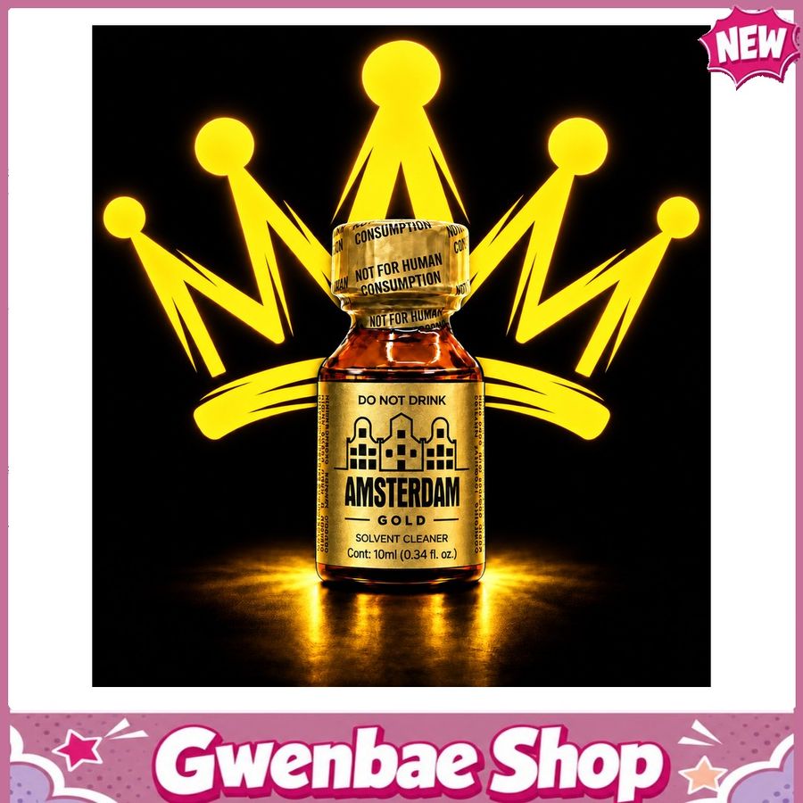 Chai Hít Tăng Khoái Cảm Kích Thích Bao Phê AMSTERDAM GOLD 10ML - Gwenshop Chính Hãng