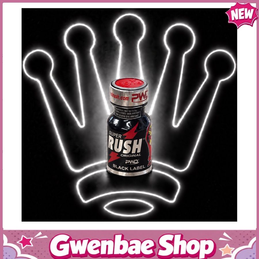 Chai Hít Cực Mạnh Lên Đỉnh Nhanh RUSH- SUPER RUSH BLACK 10ML - Gwenshop Chính Hãng