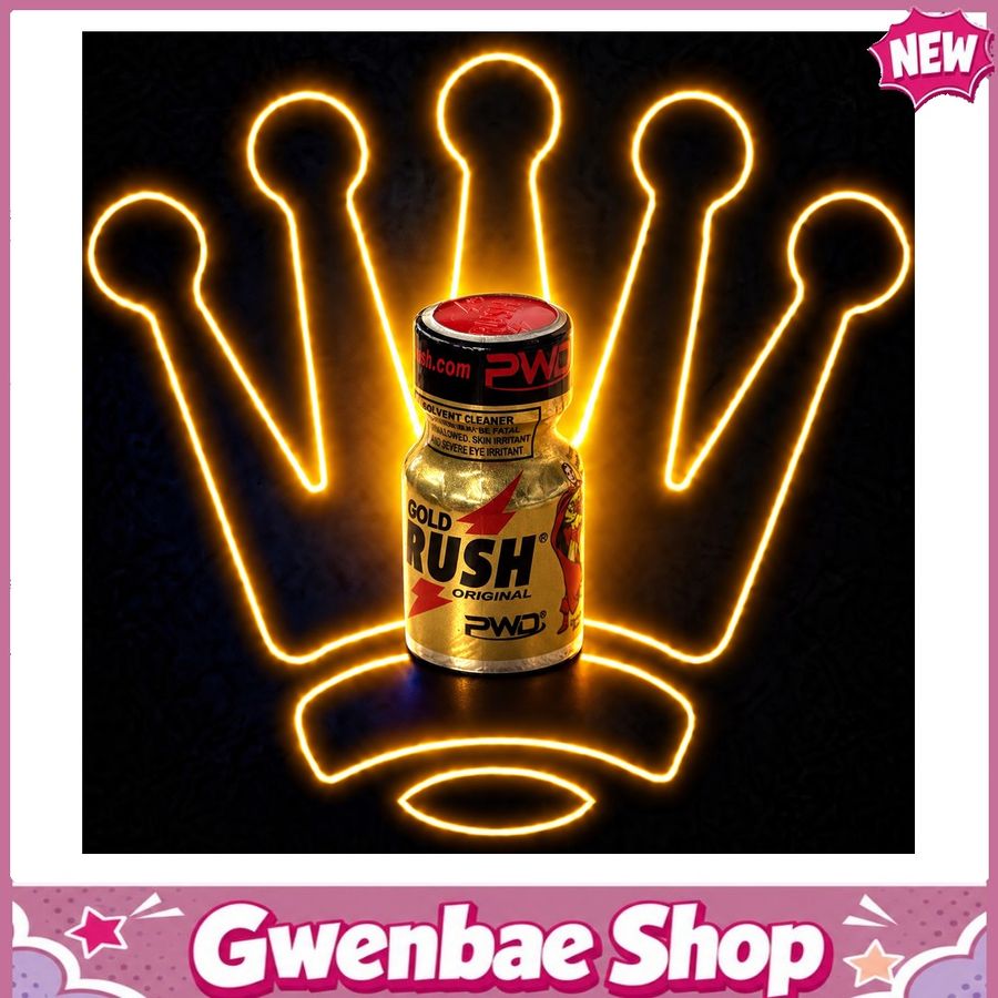 Chai Hít Cực Mạnh Lên Đỉnh Nhanh RUSH- GOLD RUSH 10ML - Gwenshop Chính Hãng
