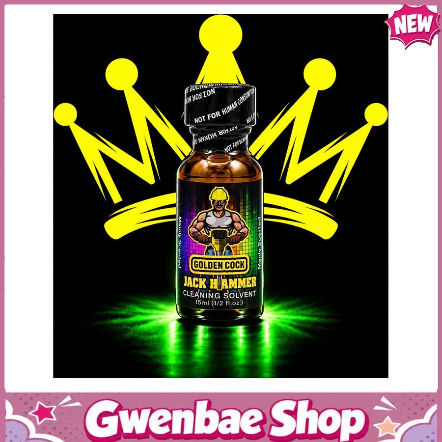 Chai Hít Tăng Khoái Cảm Kích Thích Bao Phê GOLDEN COCK JACK HAMMER 15ML - Gwenshop Chính Hãng