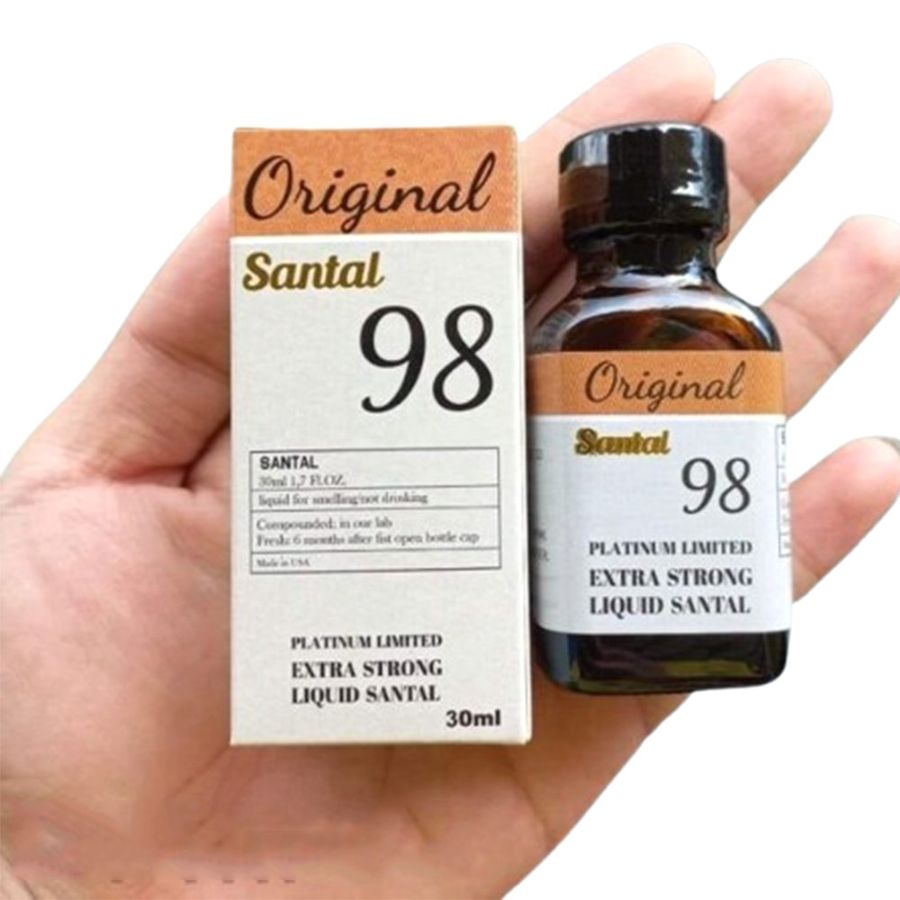 Phiên Bản Chính Hãng - Dung Dịch Hít Thư Giãn Original Santal 98 30ml - hương dịu, dùng cho cả nam và nữ