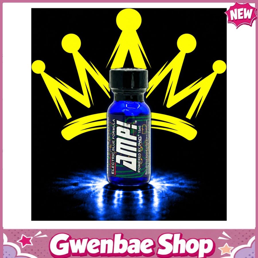 Chai Hít Tăng Khoái Cảm Kích Thích Bao Phê AMP! ELECTRIC BLUE 15ML - Gwenshop Chính Hãng