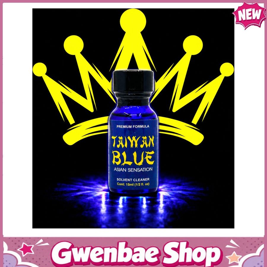 Chai Hít Tăng Khoái Cảm Kích Thích Bao Phê TAIWAN BLUE 15ML - Gwenshop Chính Hãng