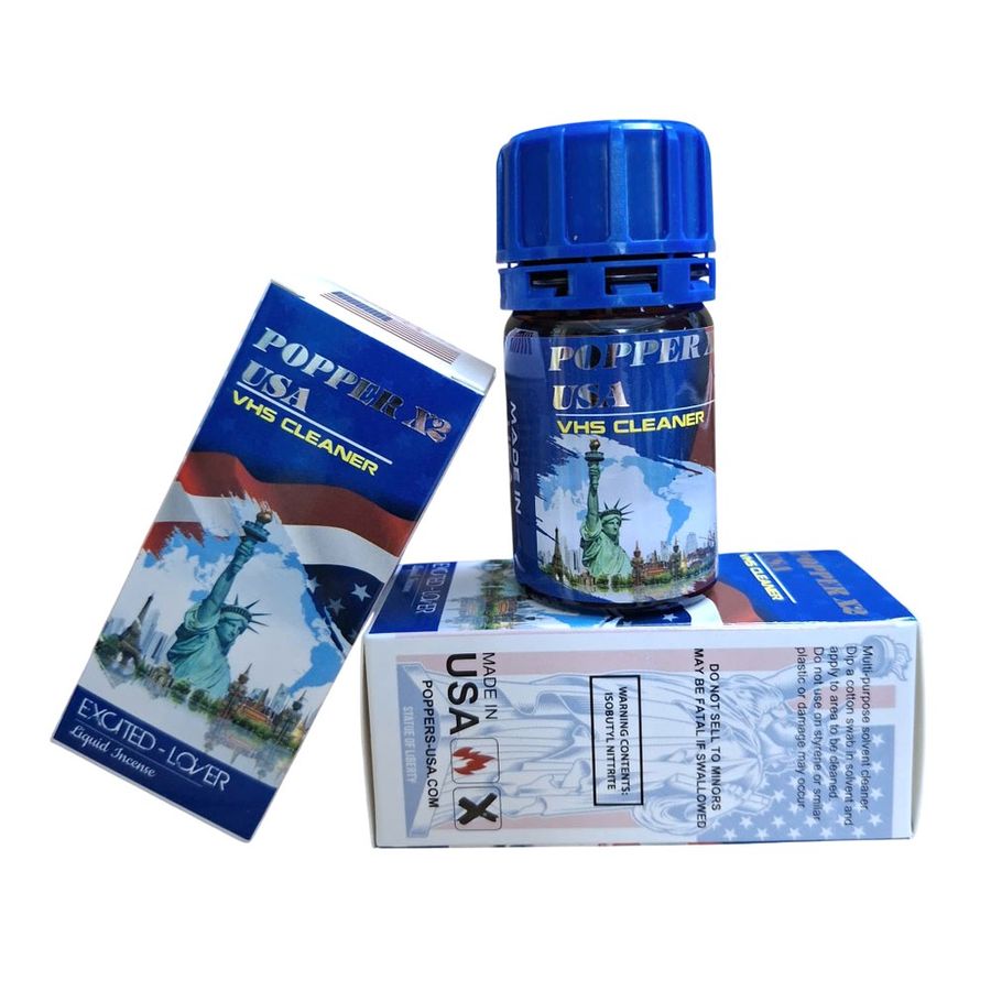 Bản Nhập Khẩu Cao Cấp - Dung Dịch Hít Thư Giãn X2 USA Excited Lover 40ml Tăng Hưng Phấn Không Cồn POPPER USA - hương dịu