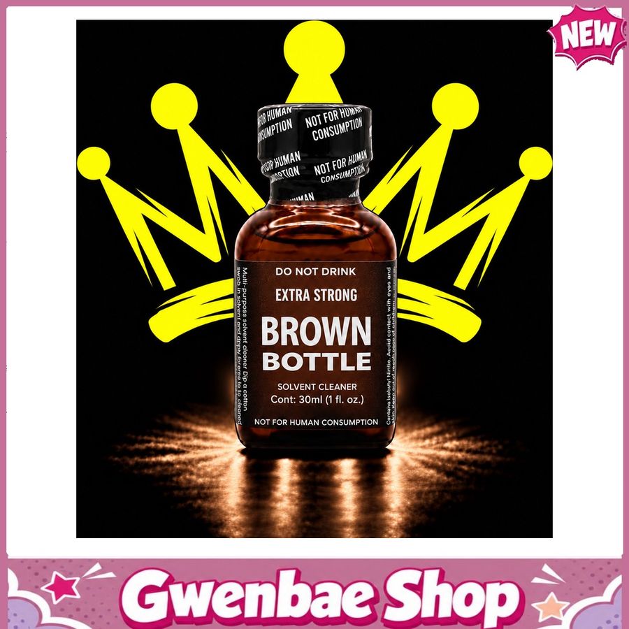 Chai Hít Tăng Khoái Cảm Kích Thích Bao Phê BROWN BOTTLE 30ML - Gwenshop Chính Hãng
