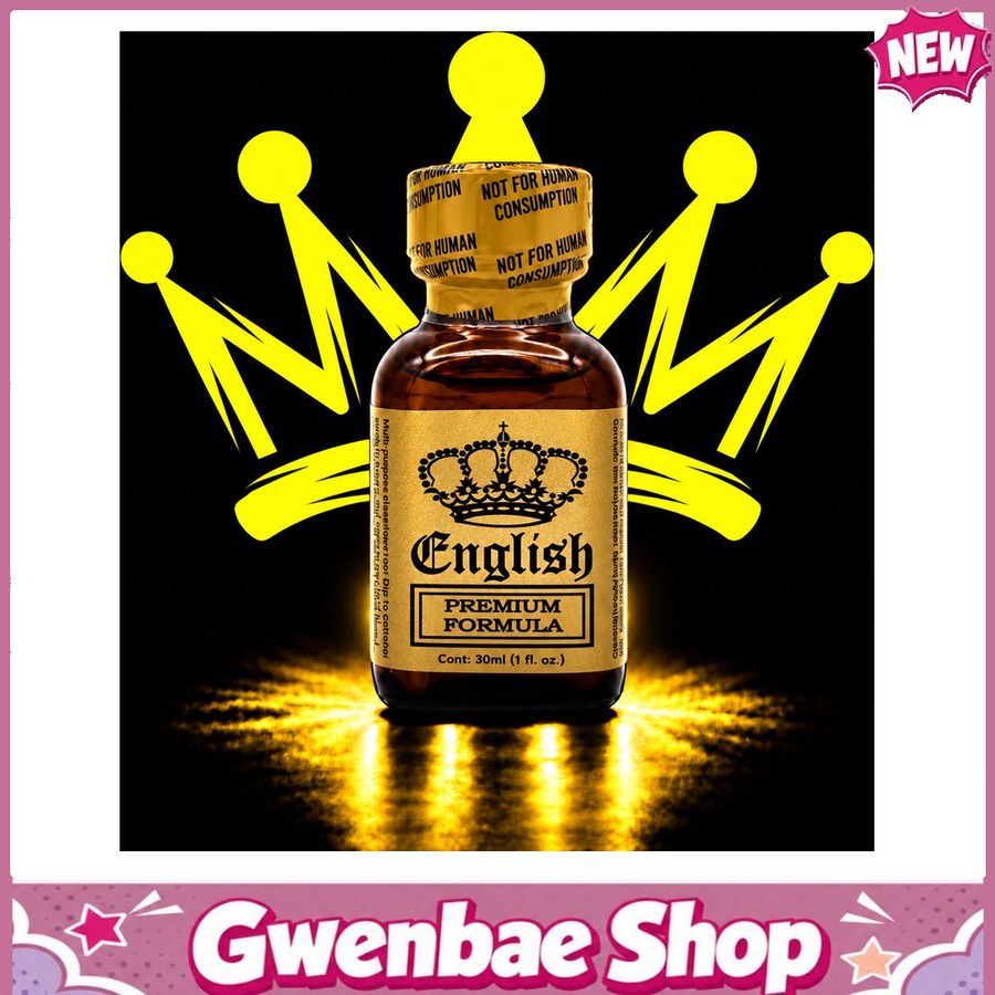 Chai Hít Tăng Khoái Cảm Kích Thích Bao Phê ENGLISH GOLD 30ML - Gwenshop Chính Hãng