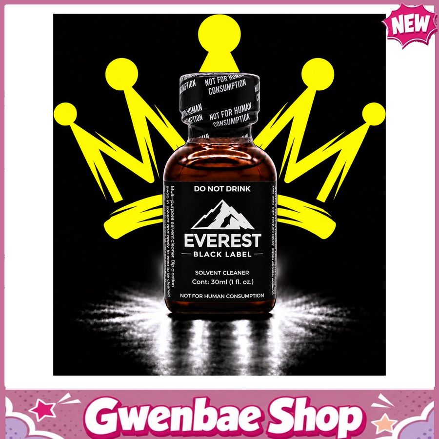 Chai Hít Tăng Khoái Cảm Kích Thích Bao Phê EVEREST BLACK LABEL 30ML - Gwenshop Chính Hãng