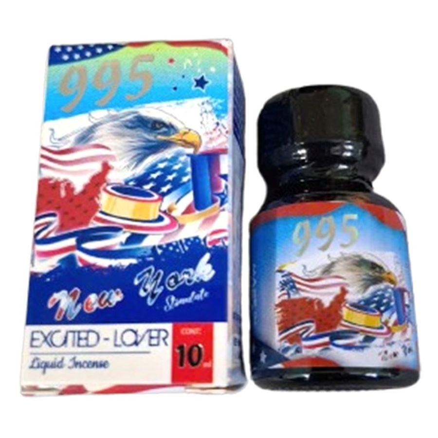 Bản Nhập Khẩu Cao Cấp - Chai Hít Dung Dịch Thư Giãn 995 New York Excited Lover 10ml USA PWD - hương dịu, dùng cho cả nam