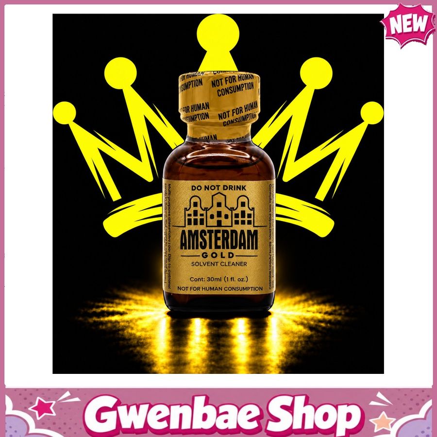 Chai Hít Tăng Khoái Cảm Kích Thích Bao Phê AMSTERDAM GOLD 30ML - Gwenshop Chính Hãng