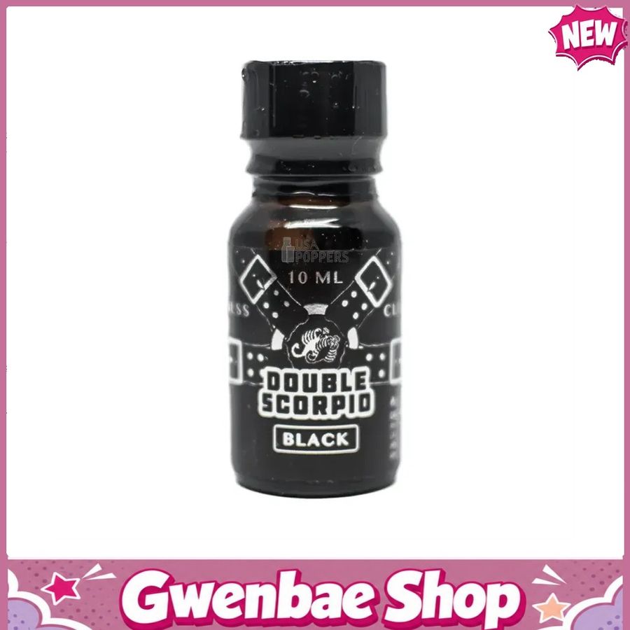 Chai Hít Tăng Khoái Cảm Kích Thích Bao Phê Double Scorpio Black (Premium Blend) 10ml - Gwenshop Chính Hãng