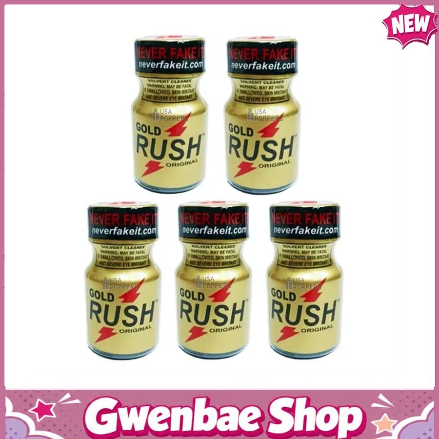Chai Hít Tăng Khoái Cảm Kích Thích Bao Phê Gold Rush 10ml (Bulk Pack) - Gwenshop Chính Hãng