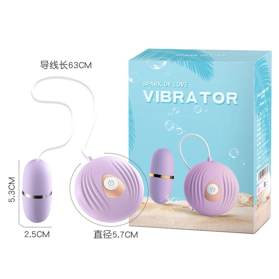 Hàng Nội Địa Cao Cấp - Thiết Bị Massage Rung nhỏ xinh điều khiển xa SPARK OF LOVE 5.7CM - nhiều chế độ, sạc pin tiện dụn