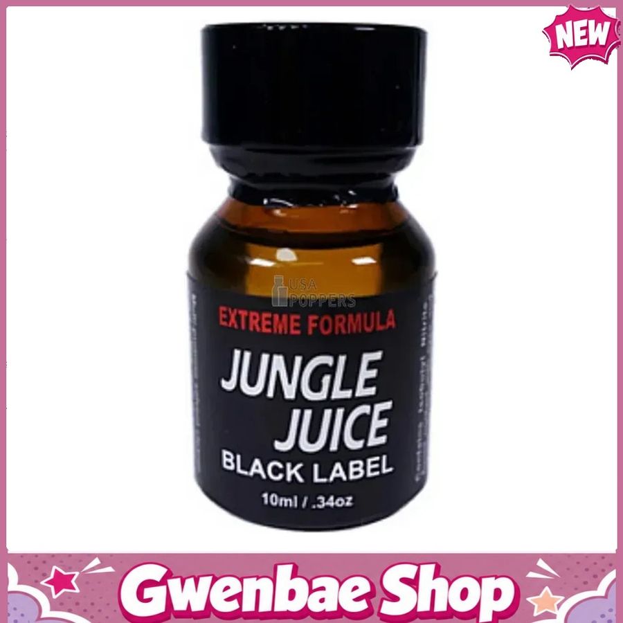 Chai Hít Tăng Khoái Cảm Kích Thích Bao Phê Jungle Juice Black Label 10ml - Gwenshop Chính Hãng