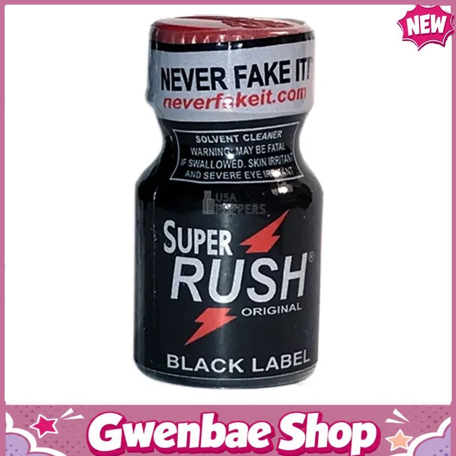 Chai Hít Tăng Khoái Cảm Kích Thích Bao Phê Super Rush Black Label 10ml - Gwenshop Chính Hãng
