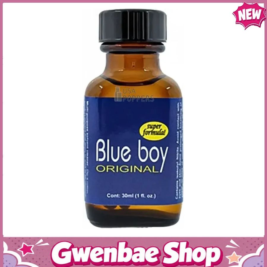 Chai Hít Tăng Khoái Cảm Kích Thích Bao Phê Blue Boy Original 30ml - Gwenshop Chính Hãng