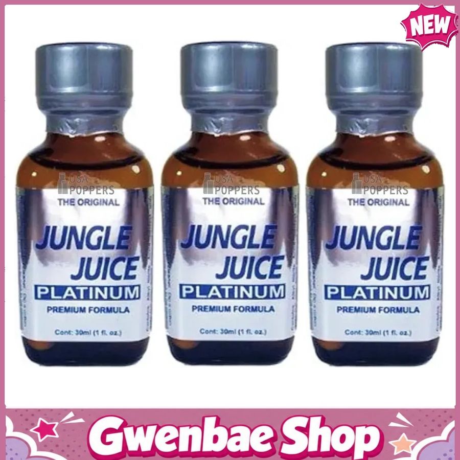 Chai Hít Tăng Khoái Cảm Kích Thích Bao Phê Jungle Juice Platinum 30ml (Bulk Pack) - Gwenshop Chính Hãng