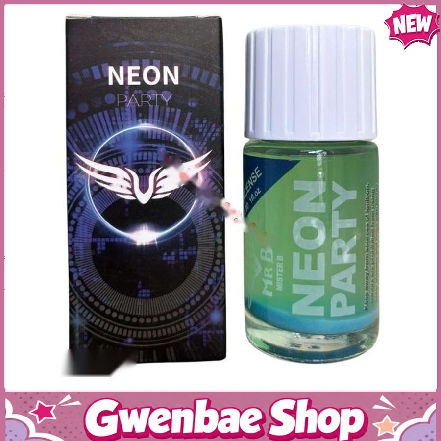 Chai Hít Tăng Khoái Cảm Kích Thích Bao Phê Popper Neon Party xanh biển 40ml chính hãng - Gwenshop Chính Hãng