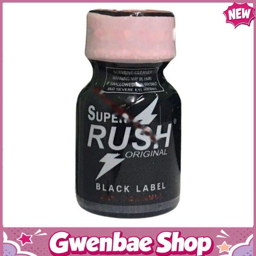 Chai Hít Tăng Khoái Cảm Kích Thích Bao Phê Popper Super Rush Original Black Label 10ml chính hãng - Gwenshop Chính Hãng