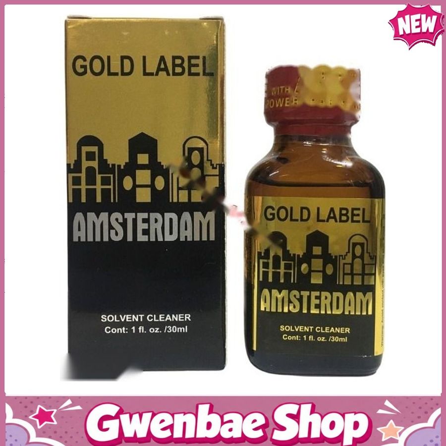 Chai Hít Tăng Khoái Cảm Kích Thích Bao Phê Popper Amsterdam Gold Label 30ml chính hãng - Gwenshop Chính Hãng