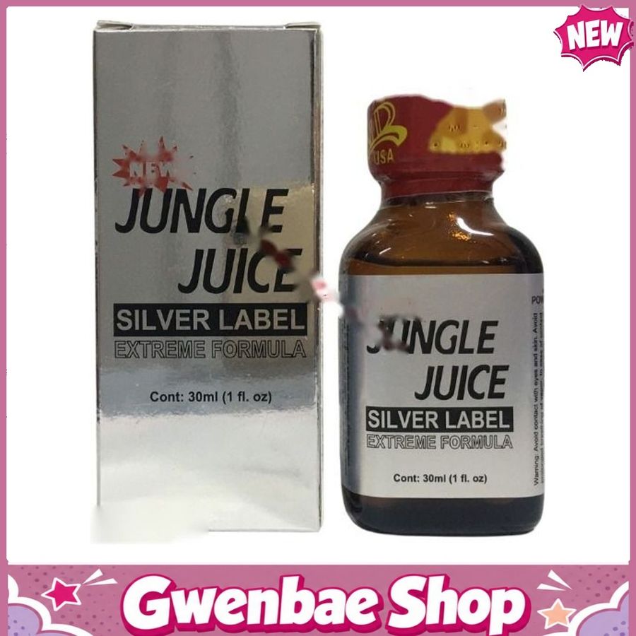 Chai Hít Tăng Khoái Cảm Kích Thích Bao Phê Popper Jungle Juice Silver Label 30ml chính hãng - Gwenshop Chính Hãng