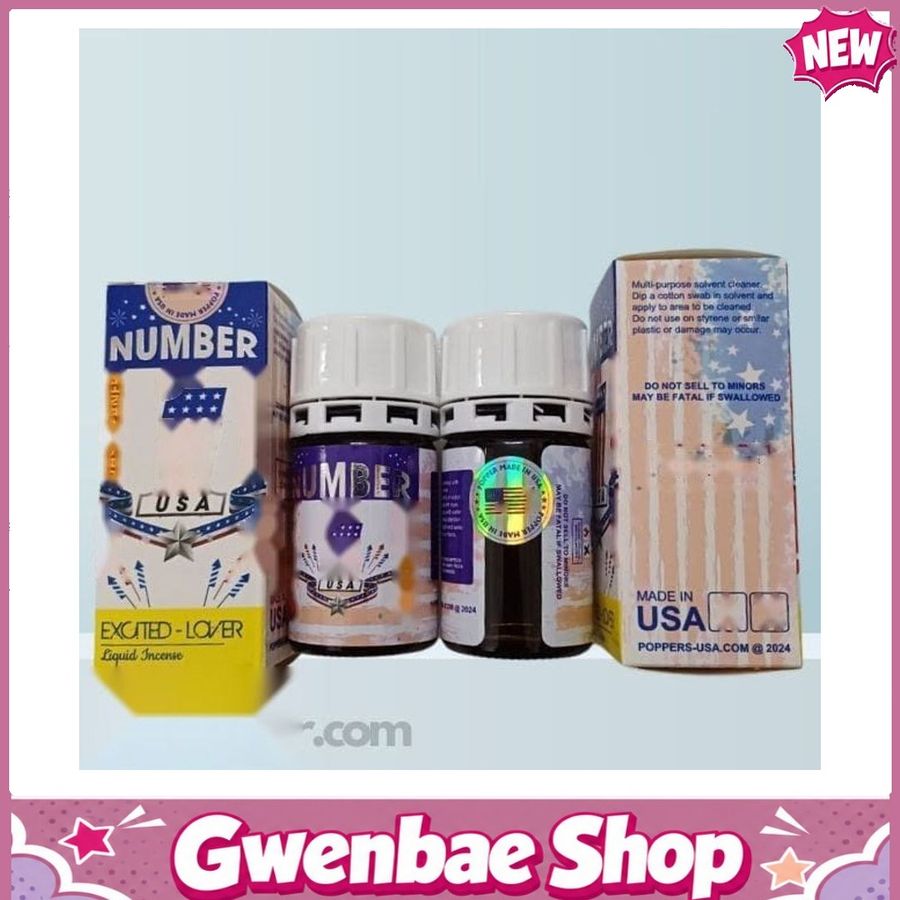 Chai Hít Cực Mạnh Lên Đỉnh Nhanh Popper Number 1 USA 40ml chính hãng Hàng Chuẩn - Gwenshop Chính Hãng