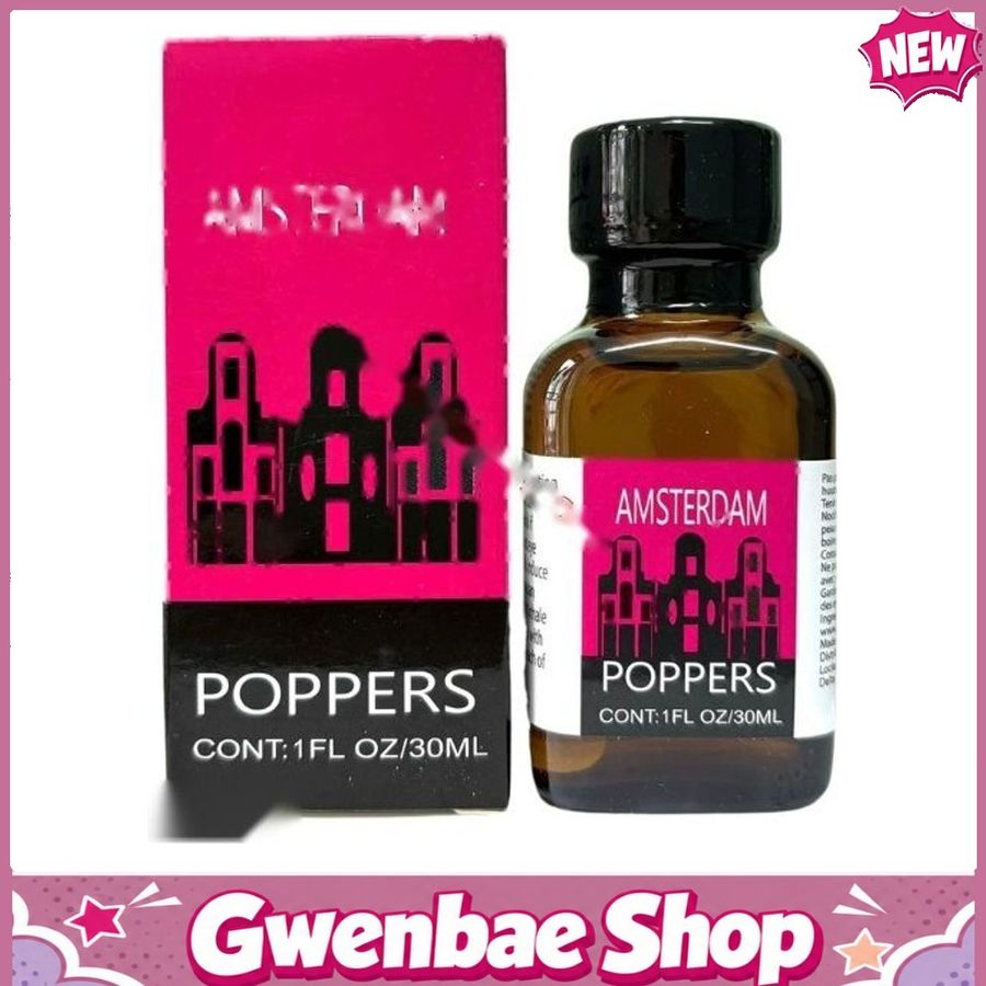 Chai Hít Tăng Khoái Cảm Kích Thích Bao Phê Popper Amsterdam 30ml chính hãng - Gwenshop Chính Hãng
