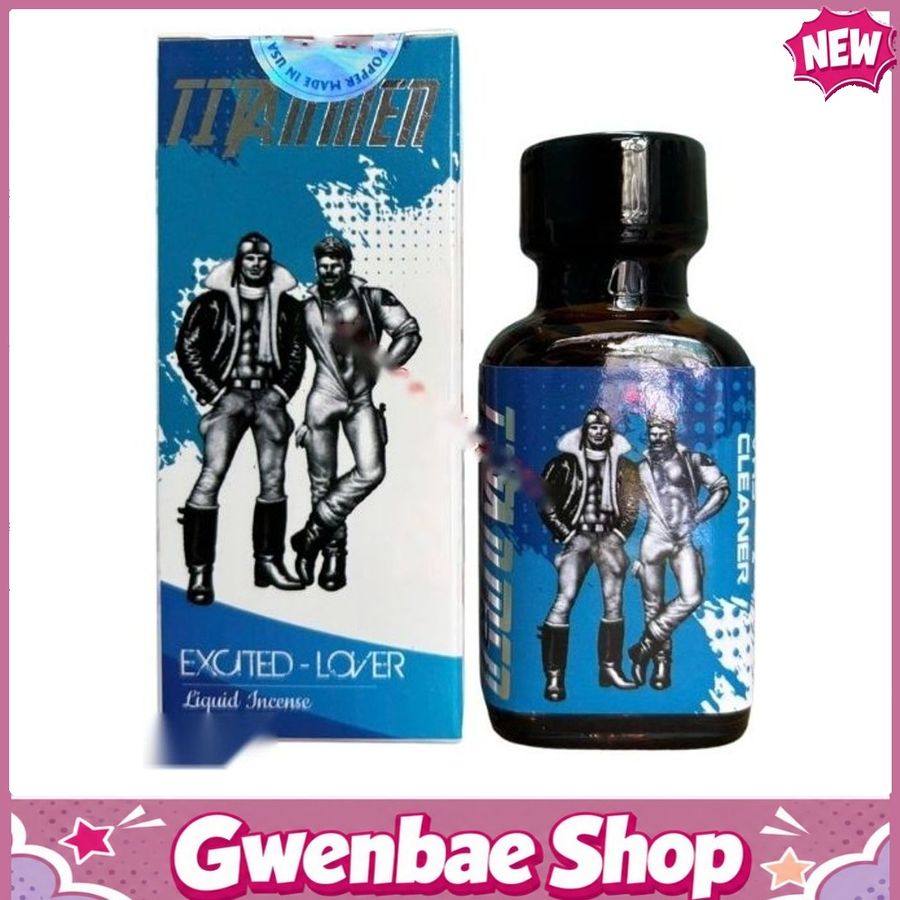 Chai Hít Tăng Khoái Cảm Kích Thích Bao Phê Popper Titanmen xanh 30ml chính hãng - Gwenshop Chính Hãng