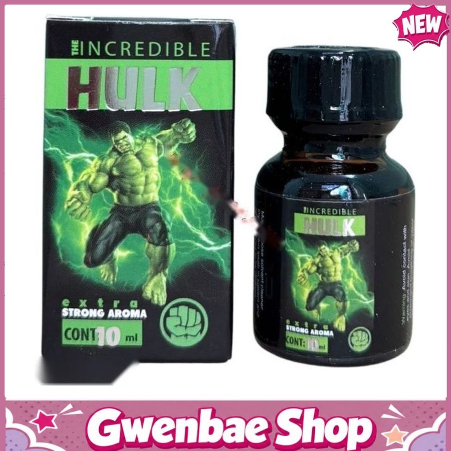 Chai Hít Tăng Khoái Cảm Kích Thích Bao Phê Popper The Incredible Hulk 10ml chính hãng - Gwenshop Chính Hãng