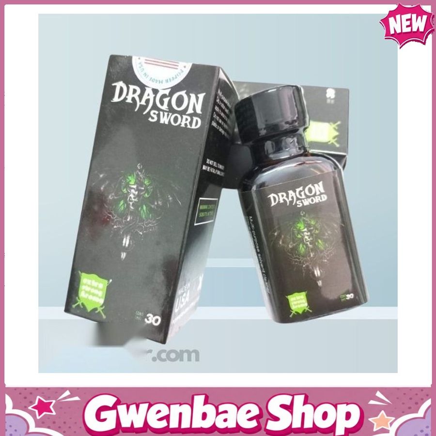 Chai Hít Cực Mạnh Lên Đỉnh Nhanh Popper Dragon Sword 30ml chính hãng Hàng Chuẩn - Gwenshop Chính Hãng