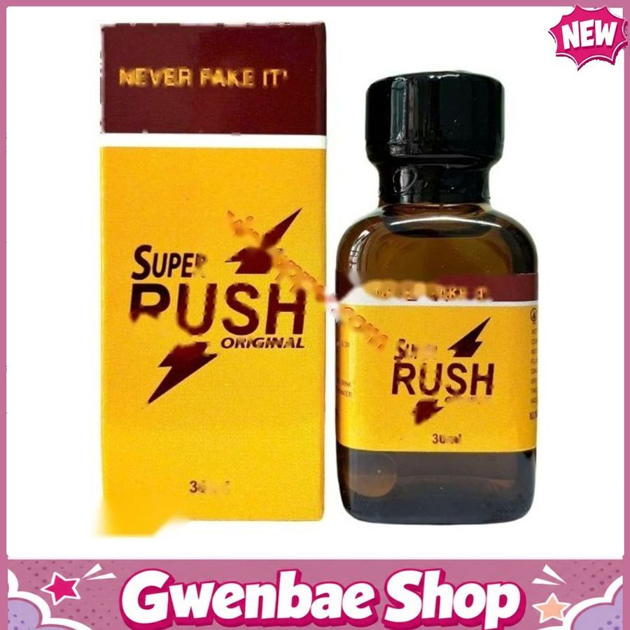 Chai Hít Cực Mạnh Lên Đỉnh Nhanh Popper Super Rush Original vàng 30ml chính hãng Hàng Chuẩn - Gwenshop Chính Hãng