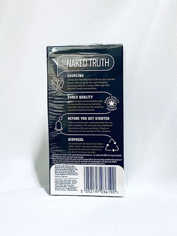 Bản Nhập Khẩu Cao Cấp - Bao Su Cao Cấp Durex Kingtex - Size Nhỏ - mẫu 2 - ôm sát cảm giác thật, giao hàng kín đáo