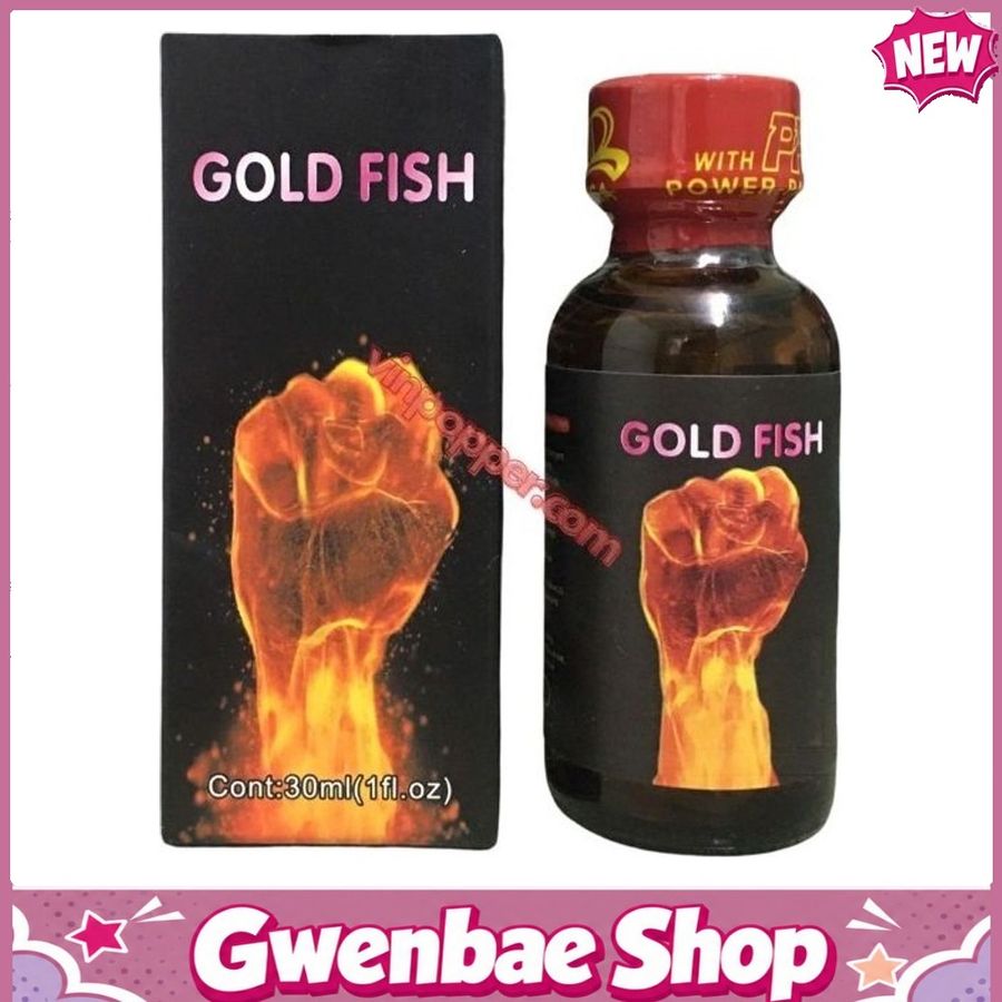 Chai Hít Tăng Khoái Cảm Kích Thích Bao Phê Popper Gold Fish 30ml chính hãng - Gwenshop Chính Hãng