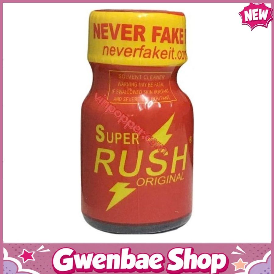 Chai Hít Tăng Khoái Cảm Kích Thích Bao Phê Popper Super Rush đỏ 10ml chính hãng - Gwenshop Chính Hãng