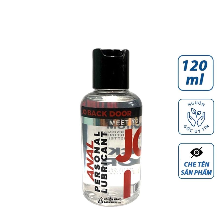 Hàng Chuẩn Nhập Khẩu - Dung Dịch Bôi Tron Hậu Môn Jo Back Door 120 Ml, gốc nước tăng khoái cảm cho LGBT mẫu 2 - dịu nhẹ,