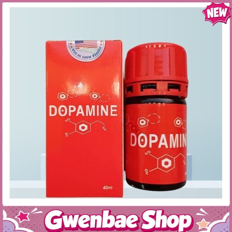 Chai Hít Cực Mạnh Lên Đỉnh Nhanh Popper Dopamine đỏ 40ml chính hãng Hàng Chuẩn - Gwenshop Chính Hãng