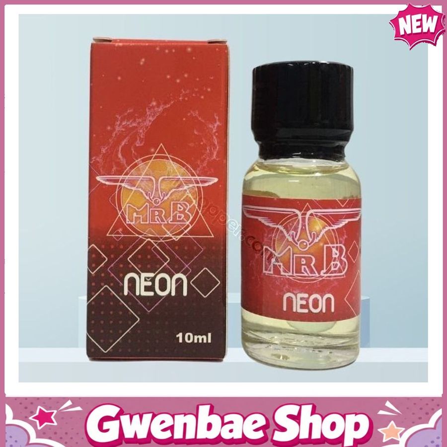 Chai Hít Tăng Khoái Cảm Kích Thích Bao Phê Popper Mr B Neon Party đỏ 10ml chính hãng - Gwenshop Chính Hãng