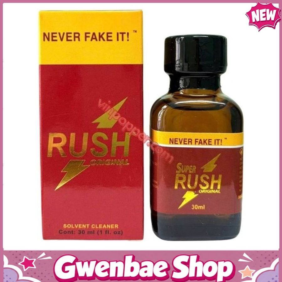Chai Hít Tăng Khoái Cảm Kích Thích Bao Phê Popper Super Rush Original đỏ 30ml chính hãng - Gwenshop Chính Hãng