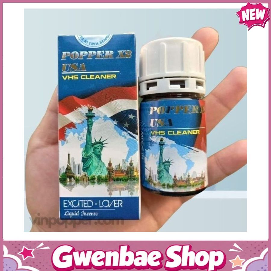 Chai Hít Tăng Khoái Cảm Kích Thích Bao Phê Popper X2 USA 40ml chính hãng - Gwenshop Chính Hãng