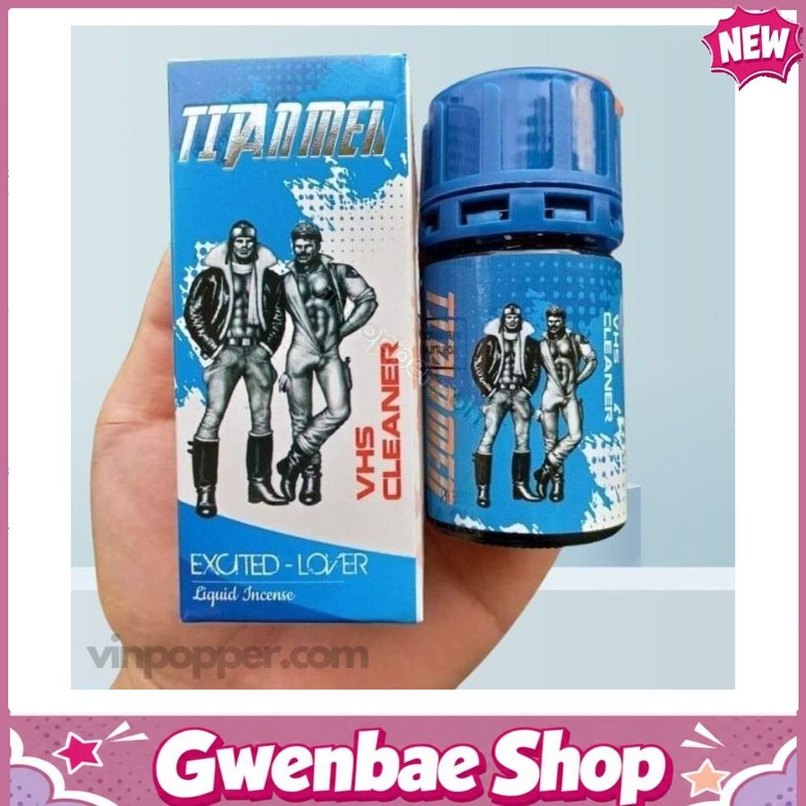 Chai Hít Cực Mạnh Lên Đỉnh Nhanh Popper TitanMen xanh 40ml chính hãng Hàng Chuẩn - Gwenshop Chính Hãng