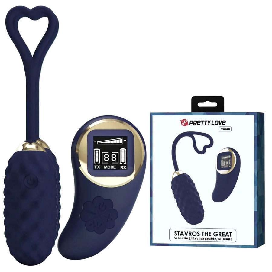 Bản Nhập Khẩu Cao Cấp - Thiết Bị Massage Rung Pretty Love Vivian Điều Khiển Từ Xa 10 Chế Độ Rung - nhiều chế độ, sạc pin