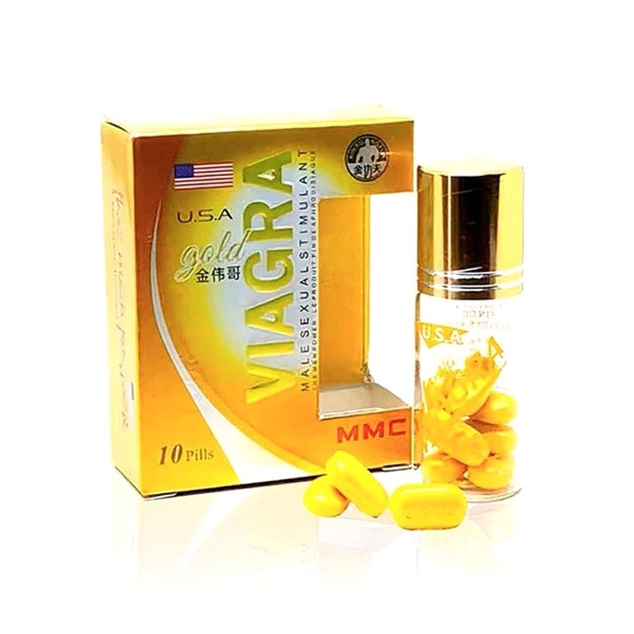 Sản Phẩm Chính Hãng Loại 1 - Viên hỗ trợ sinh lý nam Gold USA MMC 10 Pills - hàng nhập khẩu, dùng theo hướng dẫn